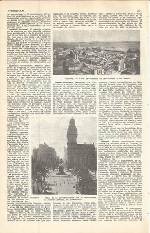 LAMINA 51620: Vistas de Montevideo, Uruguay