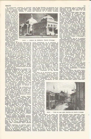 LAMINA 51639: Palacio del Gobierno de Haiti