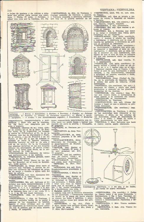 LAMINA 51629: Tipos de ventanas