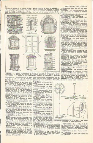 LAMINA 51629: Tipos de ventanas