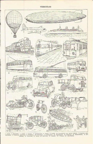 LAMINA 51625: Tipos de vehiculos
