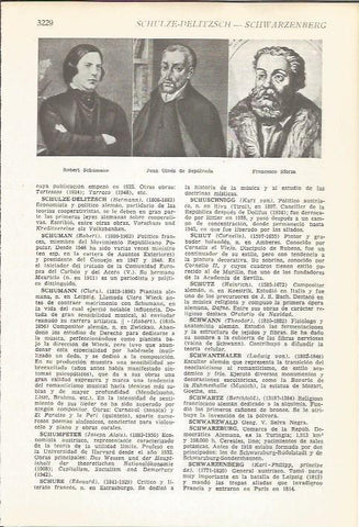 LAMINA 51568: R. Schumann, Juan Gines de Sepulveda y F. Sforza