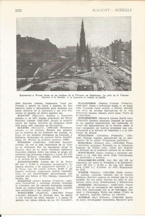 LAMINA 51565: Monumento a Walter Scott en Edimburgo