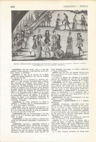 LAMINA 51560:  Mosaico representando el baile de la sardana