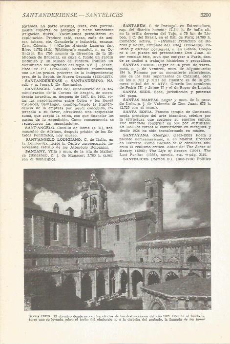 LAMINA 51556: Claustro del monasterio de Santes Creus, Tarragona