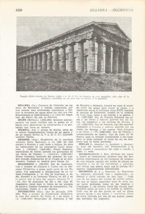 LAMINA 51573: Templo griego de Segesta