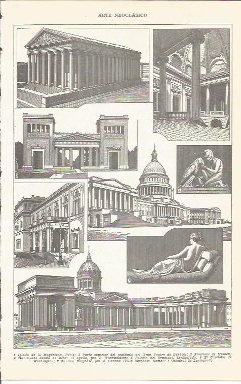 LAMINA 51709: Arte neoclasico
