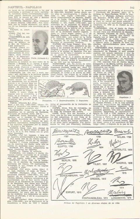 LAMINA 51707: Firmas de Napoleon Bonaparte