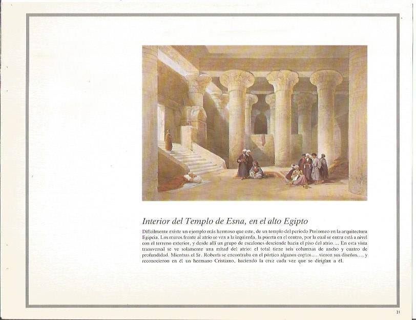 LAMINA 51734: Interior del Templo de Esna