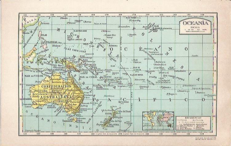 LAMINA 51723: Mapa de Oceania