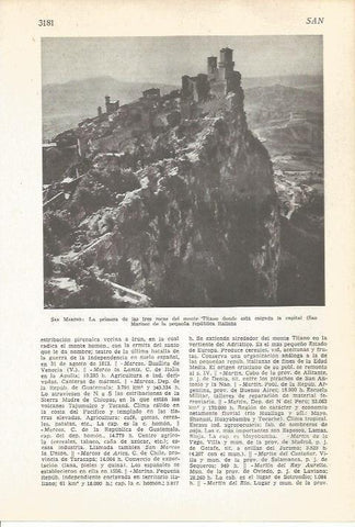 LAMINA 51549: Monte Titano en San Marino