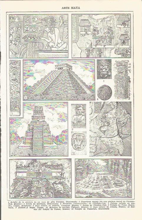 LAMINA 51689: Arte Maya