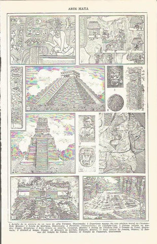 LAMINA 51689: Arte Maya