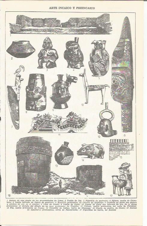 LAMINA 51654: Arte de los Incas y preincaico