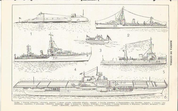 LAMINA 51686: Barcos de marina de guerra