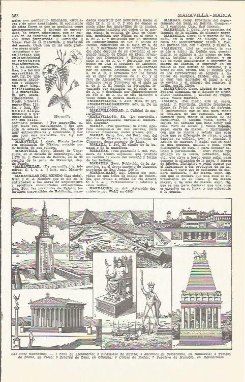 LAMINA 51684: Las siete maravillas del mundo antiguo