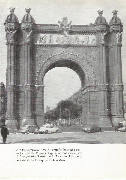 LAMINA 51419: Arco del Triunfo en Barcelona