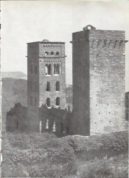 LAMINA 51412: Vista del monasterio de Sant Pere de Rodes