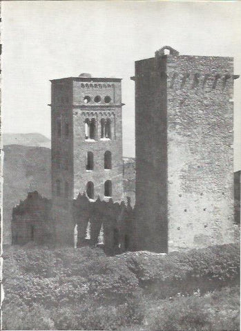 LAMINA 51412: Vista del monasterio de Sant Pere de Rodes
