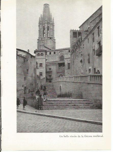LAMINA 51411: Calle medieval en Girona