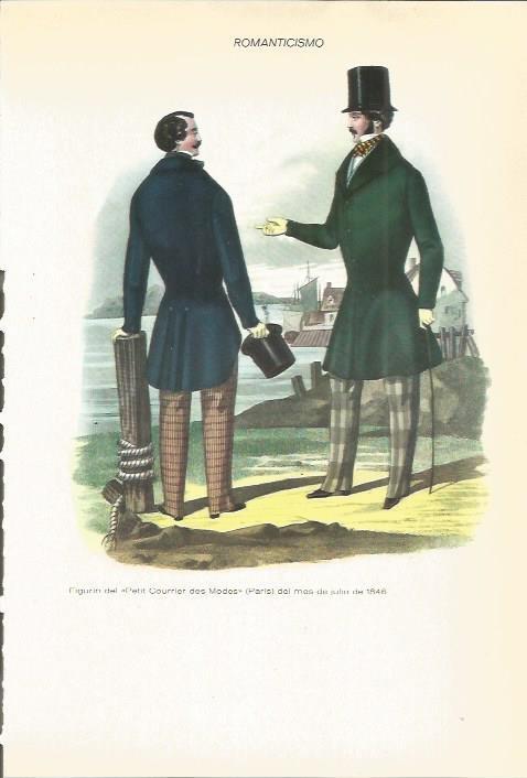 LAMINA 51448: Figurin del Petit Courrier des Modes de 1846
