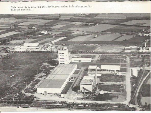 LAMINA 51441: Vista de la fabrica La Seda de Barcelona en el Prat de Llobregat