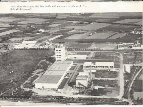 LAMINA 51441: Vista de la fabrica La Seda de Barcelona en el Prat de Llobregat