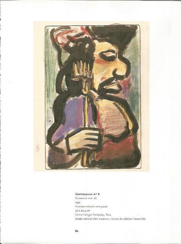 LAMINA 51378: Grotesques nº 6, por Rouault