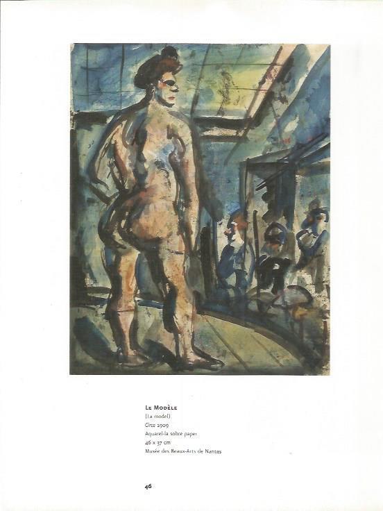 LAMINA 51370: Le modele, por Rouault