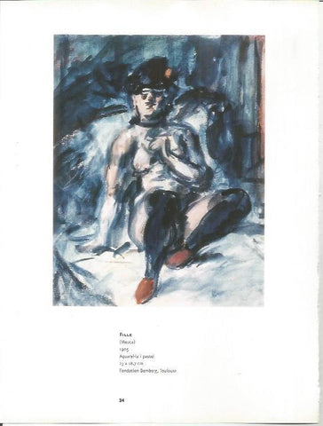LAMINA 51365: Fille, por Rouault