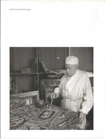 LAMINA 51361: Rouault en su estudio de Paris en 1953