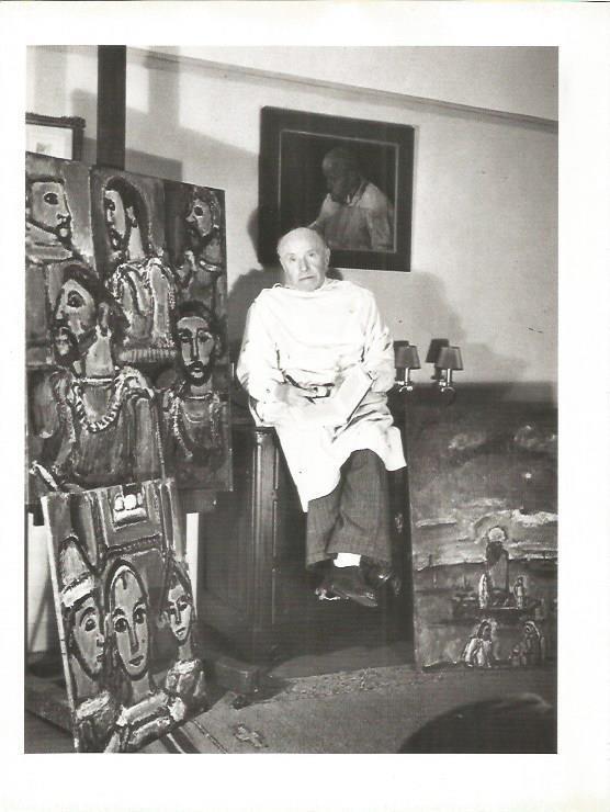 LAMINA 51359: Rouault en su estudio