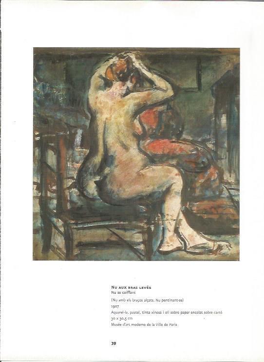 LAMINA 51368: Nu aux bras leves, por Rouault