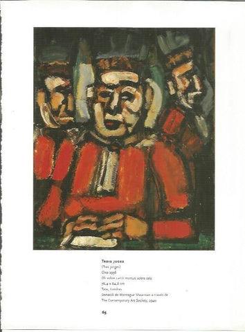 LAMINA 51380: Trois juges, por Rouault