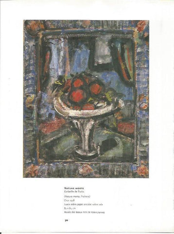 LAMINA 51382: Nature morte, por Rouault