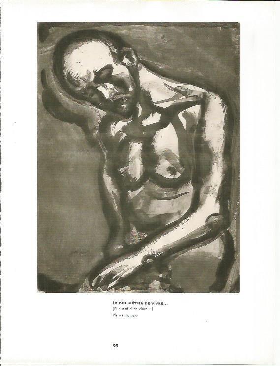 LAMINA 51402: Le dur metier de vivre, por Rouault