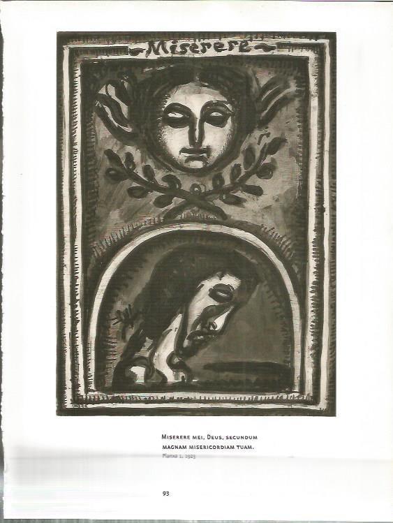 LAMINA 51399: Miserere Mei, por Rouault