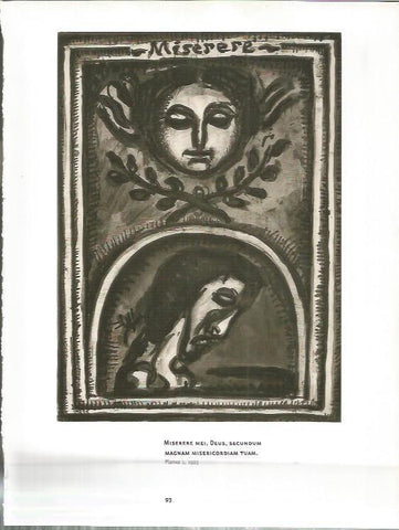 LAMINA 51399: Miserere Mei, por Rouault