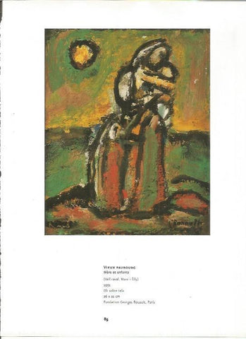 LAMINA 51396: Vieux faubourg,por Rouault