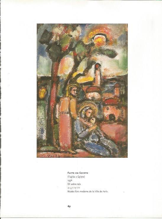 LAMINA 51381: Fuite en Egypte, por Rouault
