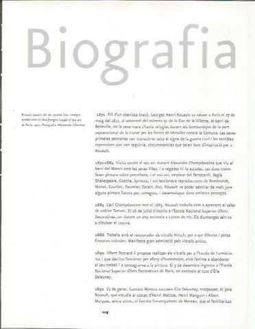 LAMINA 51388: Biografia de Georges Rouault