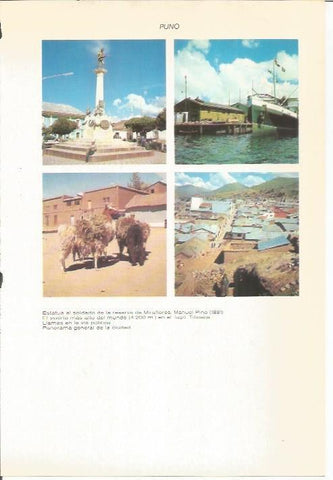 LAMINA 51521: Vistas de Puno, Peru