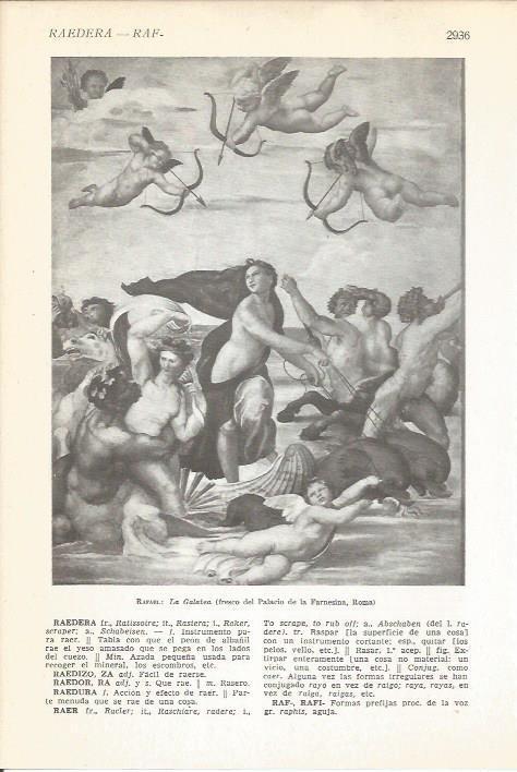 LAMINA 51508: La Galatea, por Rafael