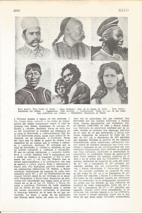 LAMINA 51504: Ejemplos de habitantes del mundo