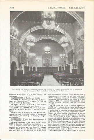 LAMINA 51543: Salo de Cent del Ayuntamiento de Barcelona