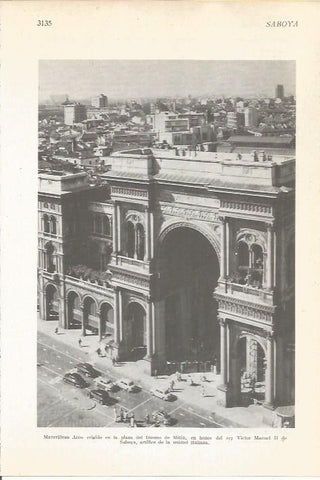 LAMINA 51531: Plaza del Duomo de Milan, Italia