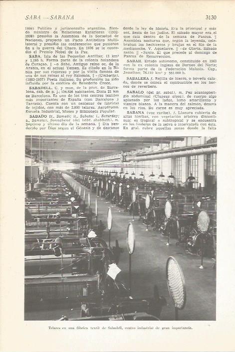 LAMINA 51529: Fabrica textil de Sabadell, Barcelona