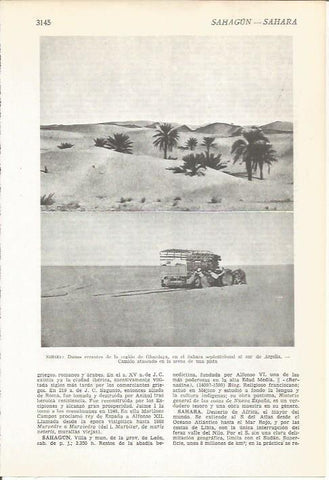 LAMINA 51535: Vistas del Sahara