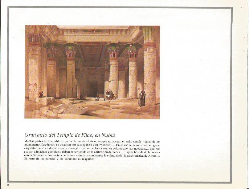 LAMINA 51737: Gran atrio del Templo de Filae