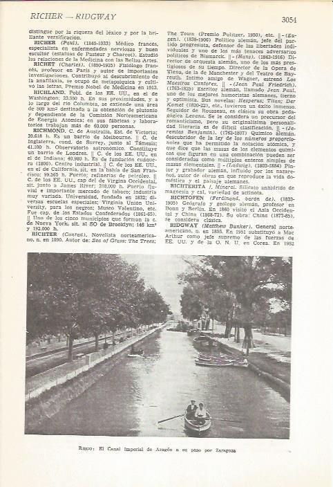 LAMINA 51470: Canal Imperial en Zaragoza